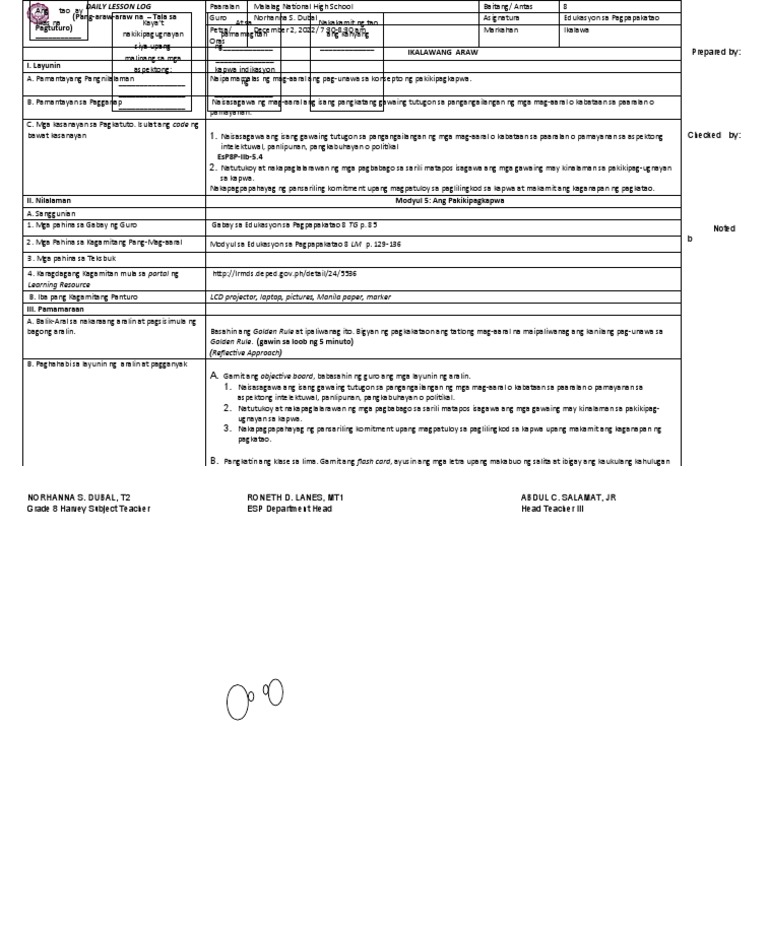 Learning Resource LCD Projector, Laptop, Pictures, Manila Paper, Marker