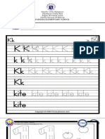 Kg Worksheets Letter k 2022