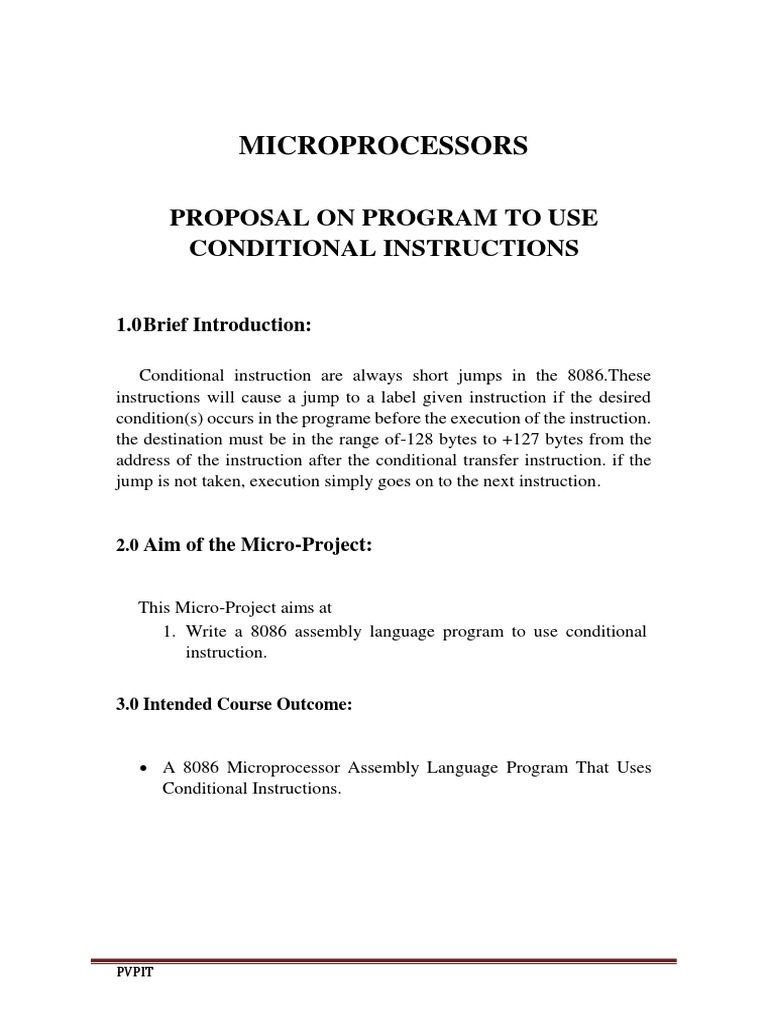 MIC Microproject | PDF | Computer Program | Programming