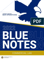 2022 Blue Notes Commercial Law