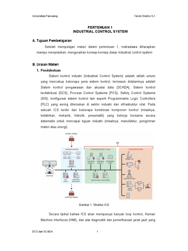 Konsep Dasar Sistem Kontrol Industri | PDF