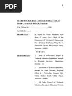 Revised Draft Writ Petition - Dipak AICTE 30112022