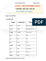 LOP 3 - UNIT 20 - LY THUYET - BAI TAP - DAP AN - Chua Edit