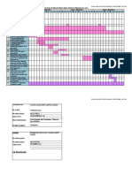 Gantt Chart Work Schedule