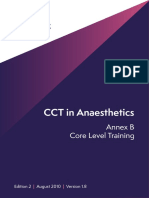 CCT in Anaesthetics Core Level Training
