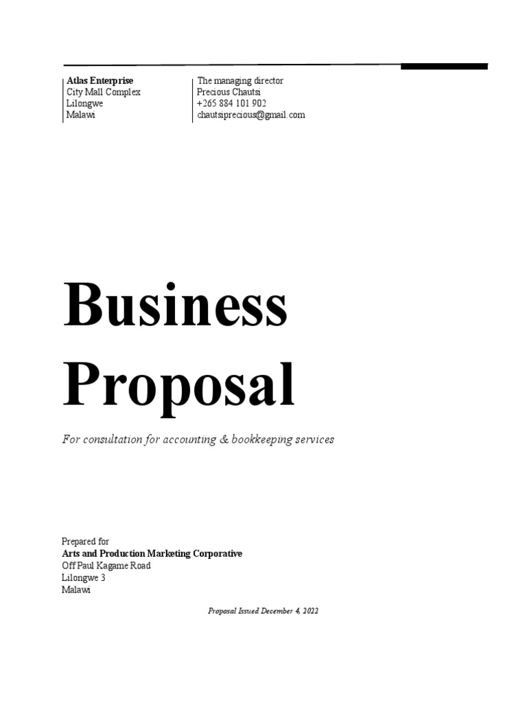 Proposal Cover Letter | Descargar gratis PDF | Accounting | Reliability