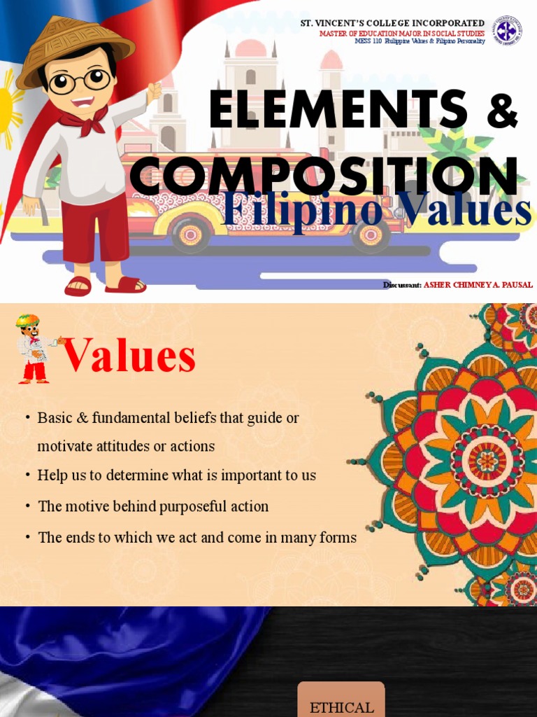 Filipino Values and Cultural Elements | PDF | Applied Ethics | Psychology