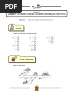 ADDITION OF MIXED NUMBERS AND DISSIMILAR FRACTIONS-Edited