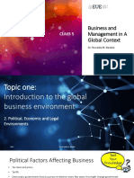 Global Business Environments