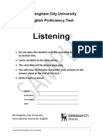 1 Bcu Ept Sample Test Listening Question Booklet 133004539535258797
