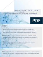 Xgboost in Online Transaction Fraud Detection