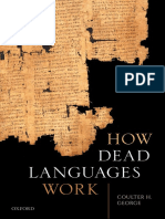 How Dead Languages Work