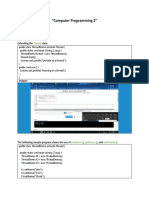 Computer Programming 2 - 09 Hands-On Activity 2