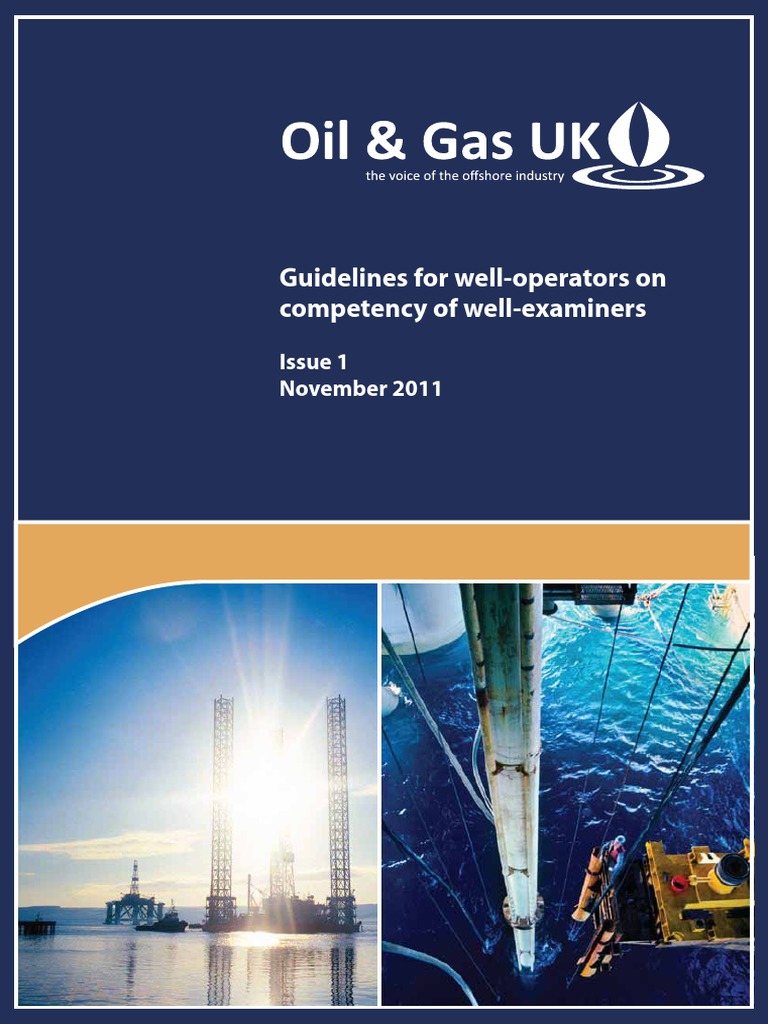 Guidelines For Well-Operators On Competency of Well Examination Issue 1 ...
