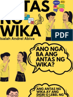 Isaiah Andrei Abiva Filipino Major Peta- PPT NG ANTAS NG WIKA