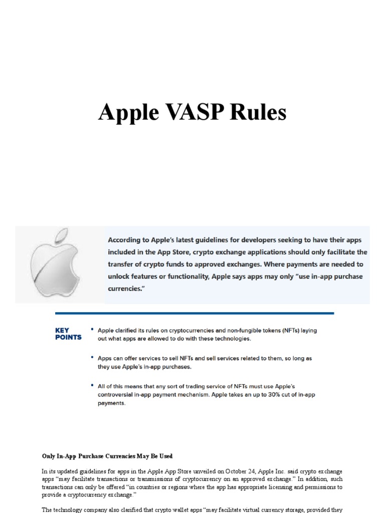 Apple App Store Crypto Guidelines | PDF | Cryptocurrency | Mobile App