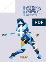 2022 - 2025 Slow Pitch Softball Playing Rule