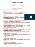 Vocabulario 1r TRIMESTRE - Ejercicio - Documents de Google