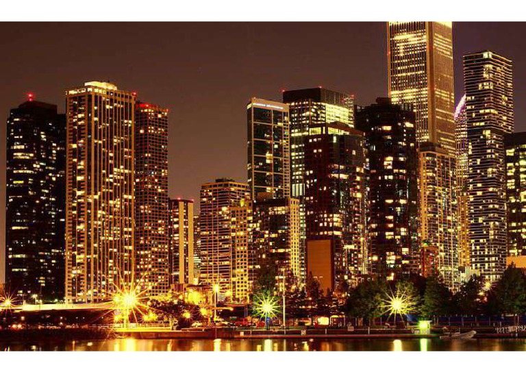 Usa Skyscrapers Backgrounds Night Building Wallpaper Preview | PDF