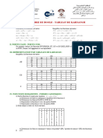 TD N°2: Algebre de Boole - Tableau de Karnaugh: I. Proprietes Binaires