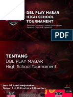 DBL Play Mabar High School Tournament Jawa Barat