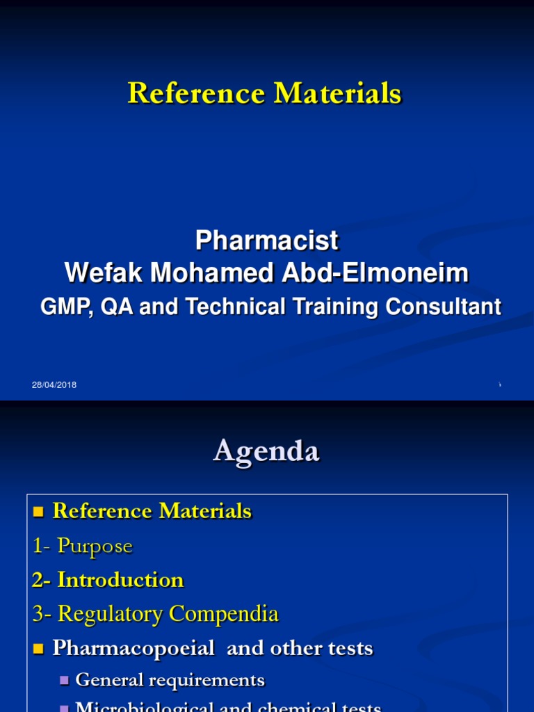 Reference Materials in Pharmaceutical Training | PDF | Topical ...