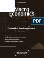 Nantong University Macroeconomics Presentation on Bretton Woods Agreement