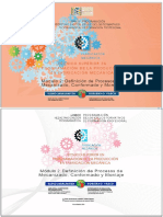 Definición de Procesos de Mecanizado, Conformado y Montaje