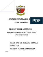 Sekolah Menegah La Salle, Kota Kinabalu Project Based Learning Project: Stem Project