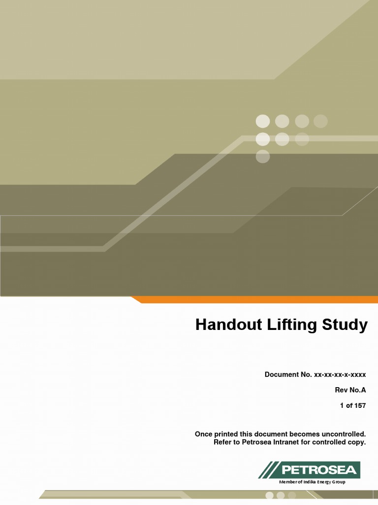 Handout Lifting Study PDF