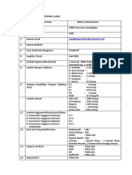 Formulir Renstra Edit