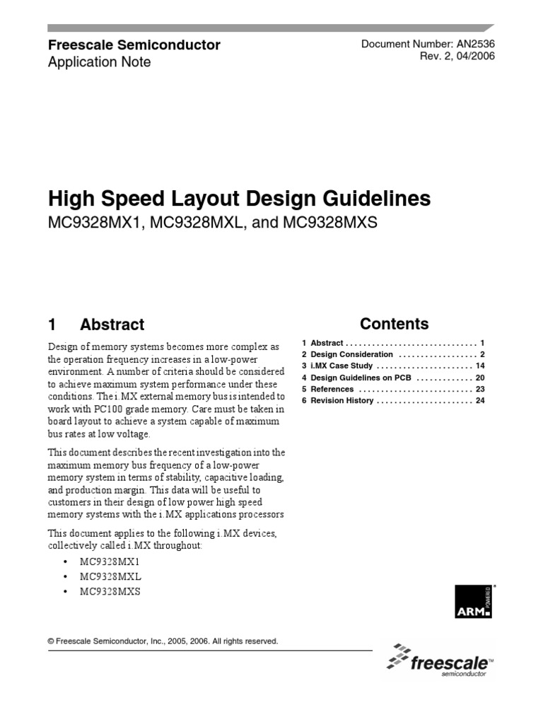 High Speed Layout Design Guidelines | PDF | Capacitor | Printed Circuit ...