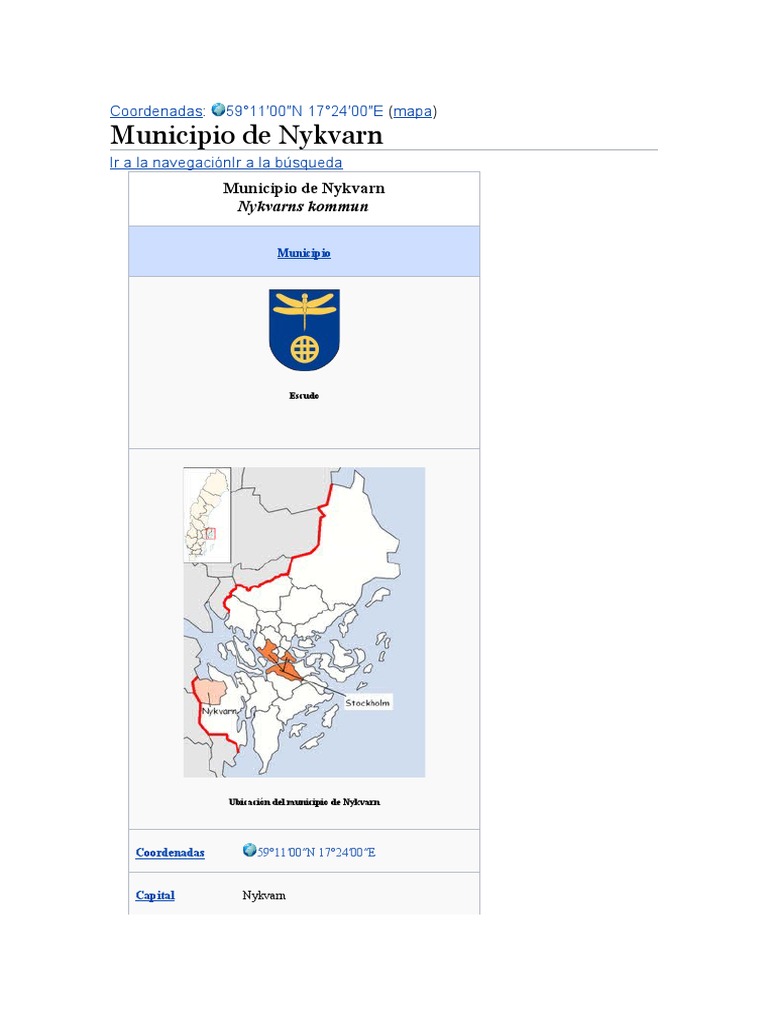 Municipio de Nykvarn Descargar gratis PDF Informática Software