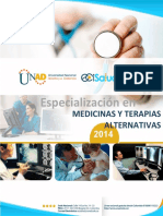 Programa Especializacion Medicinas Terapias Alternativas