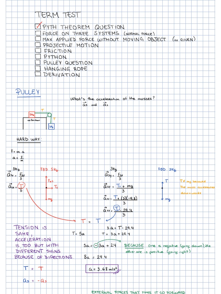 PHY151 Practice | PDF