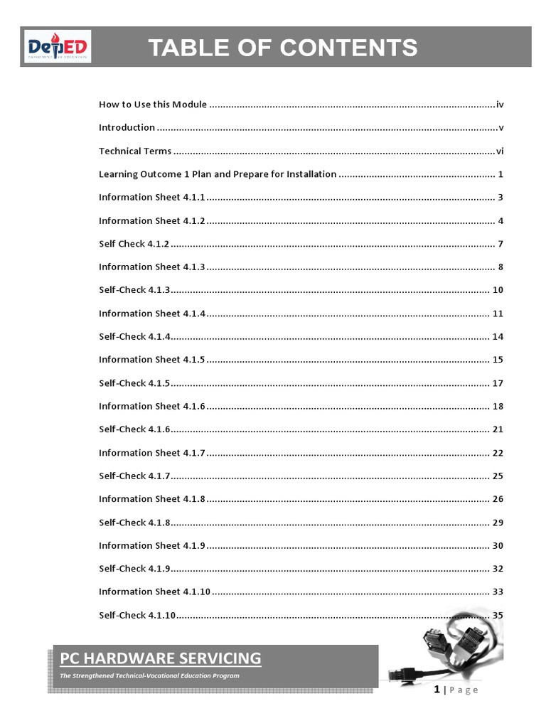 Installing of Computer Systems and Networks | PDF | Computer Network ...