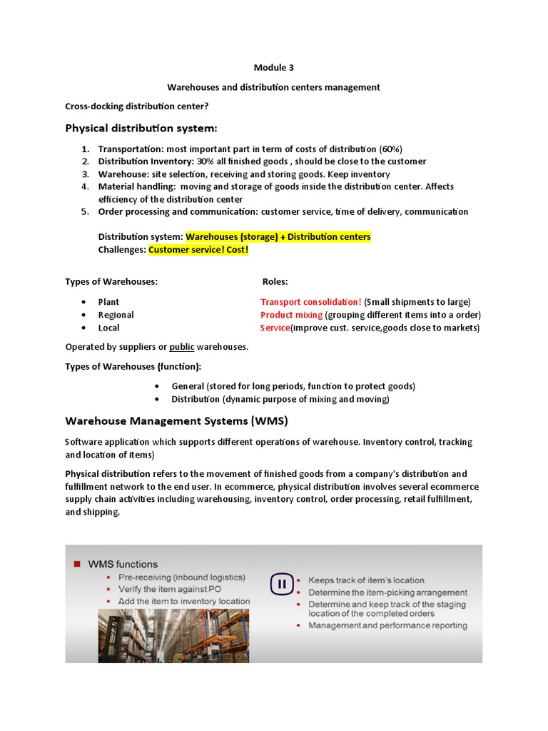Fundamentals of Supply Chain | PDF | Warehouse | Supply Chain