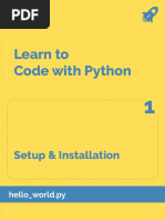 Learn To Code With Python - Course Notes