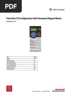 Powerflex 525 Configuration With Permanent Magnet Motors: Application Technique