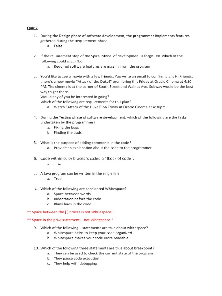 Java Oracle Quiz | PDF