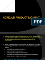 Media - Korelasi Product Moment