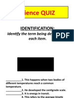 Science QUIZ