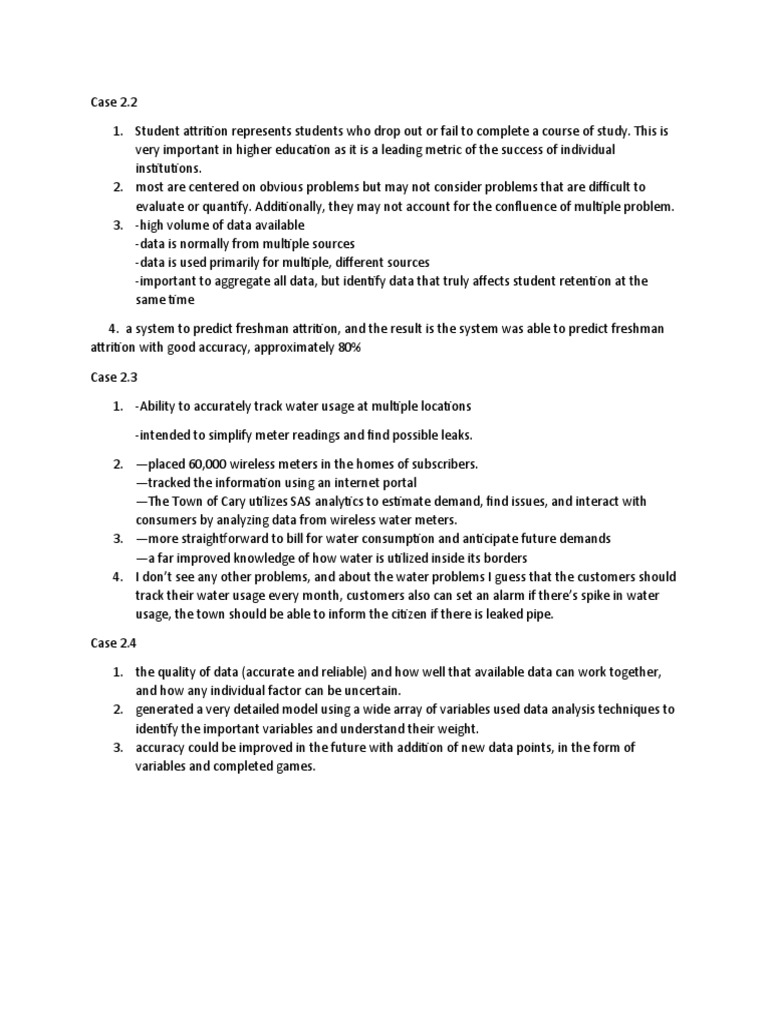 Big Data Case | PDF | Business | Computers