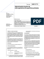 +NBR 5770 - 1984 - DeterminaÃ Ã o Do Grau de Enferrujamento de Superfã Cies Pintadas