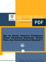 SIE - Perbedaan Sistem Informasi Manajemen, Sistem Pendukung Keputusan, Sistem Pakar, Dan Sistem Informasi Eksekutif