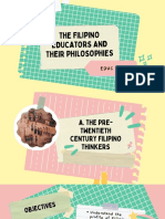 The Filipino Educators and Their Philosophies-Payuran