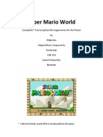 Super Mario World Complete-Piano-Sheet