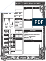 DwarfSheet Fill