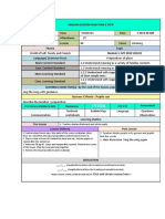 CEFR YEAR 3 ENGLISH LESSON PLAN