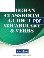 Vaughan Classroom Guide To Vocabulary Verbs